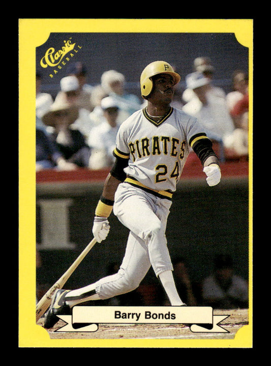 1987 Classic Yellow/Green #113 Barry Bonds Near Mint HOF-10002300