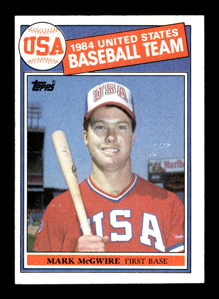 1985 Topps #401 Mark McGwire Near Mint or Better HOF-10002301