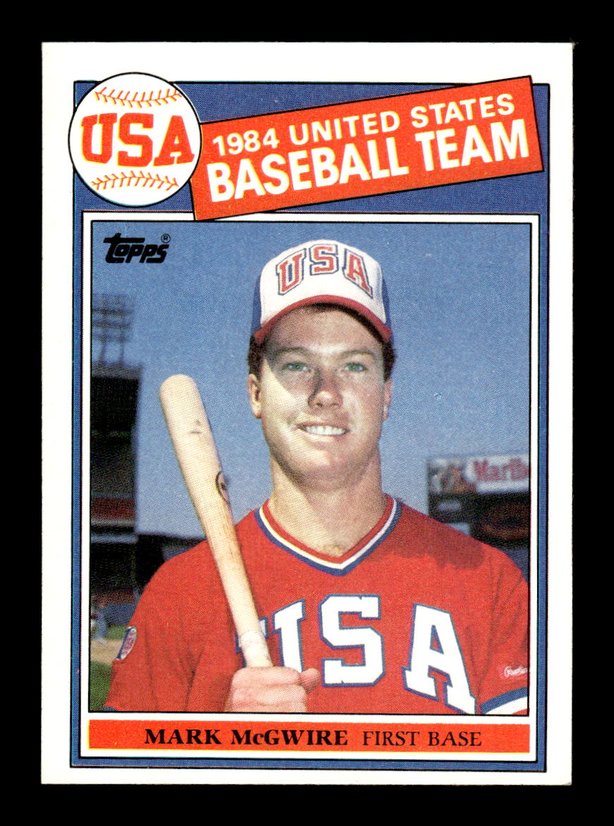 1985 Topps #401 Mark McGwire Near Mint or Better HOF-10002302