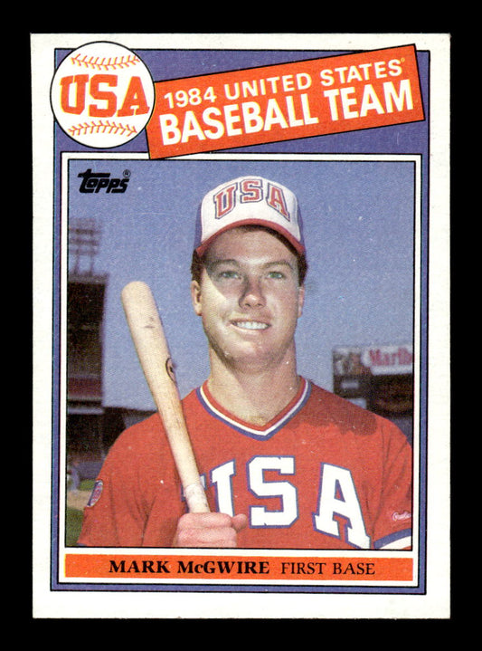 1985 Topps #401 Mark McGwire Very Good HOF-10002303
