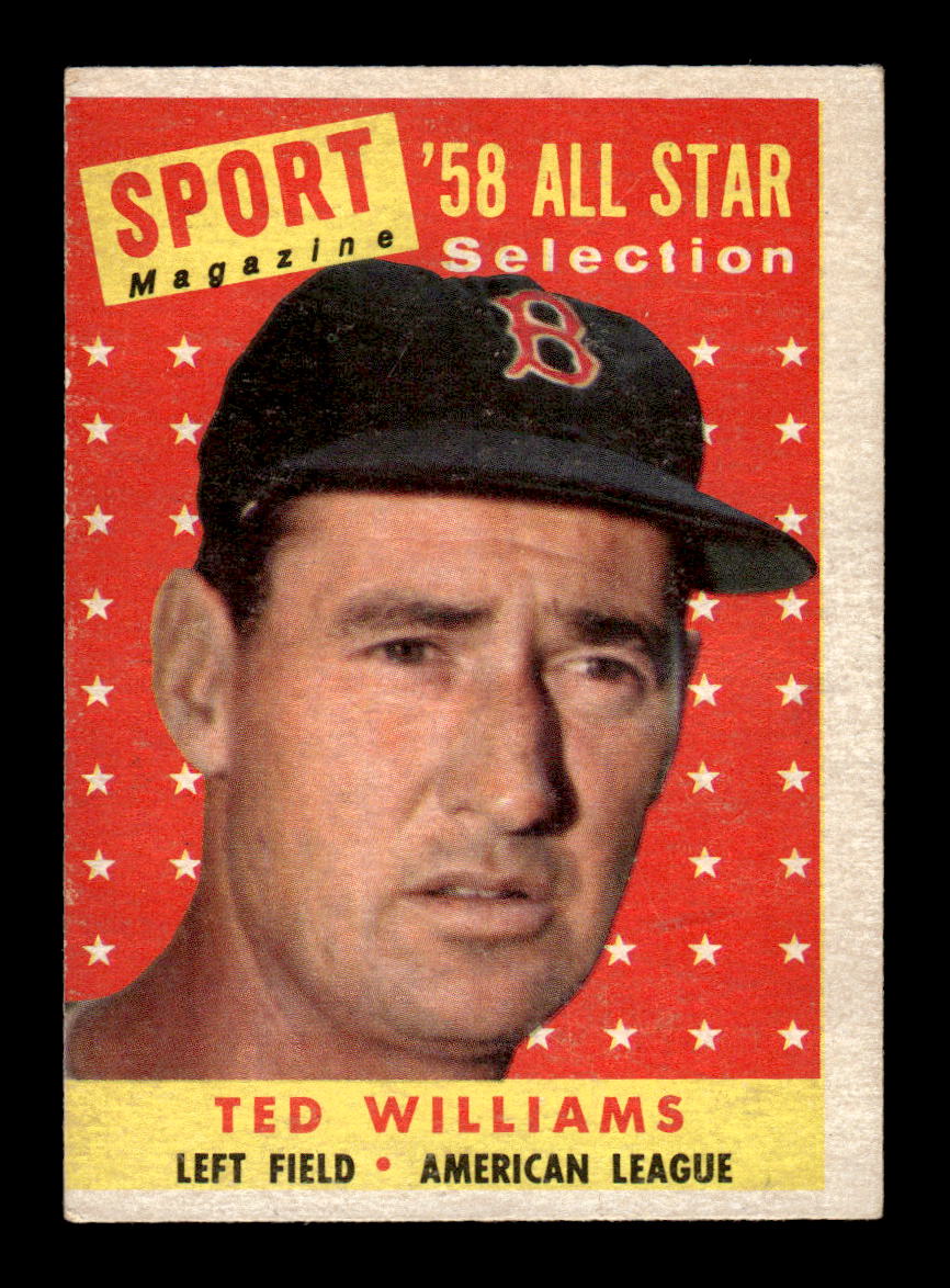 1958 Topps #485 Ted Williams Very Good HOF-10002305