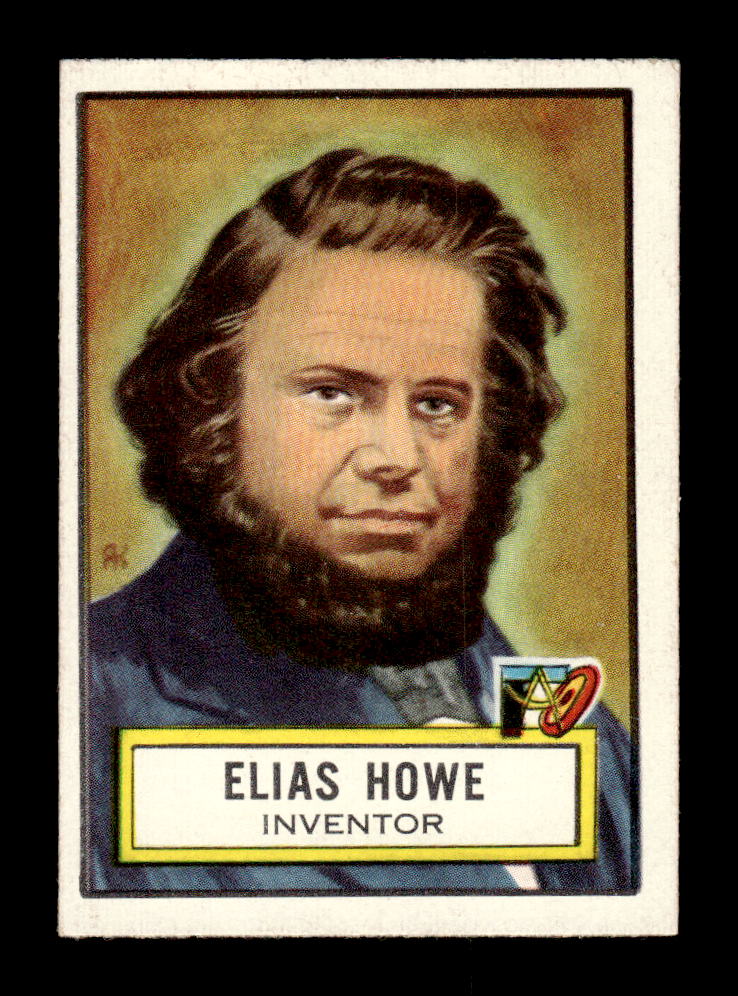 1952 Topps Look 'n See (R714-16) #75 Elias Howe Excellent HOF-10002324
