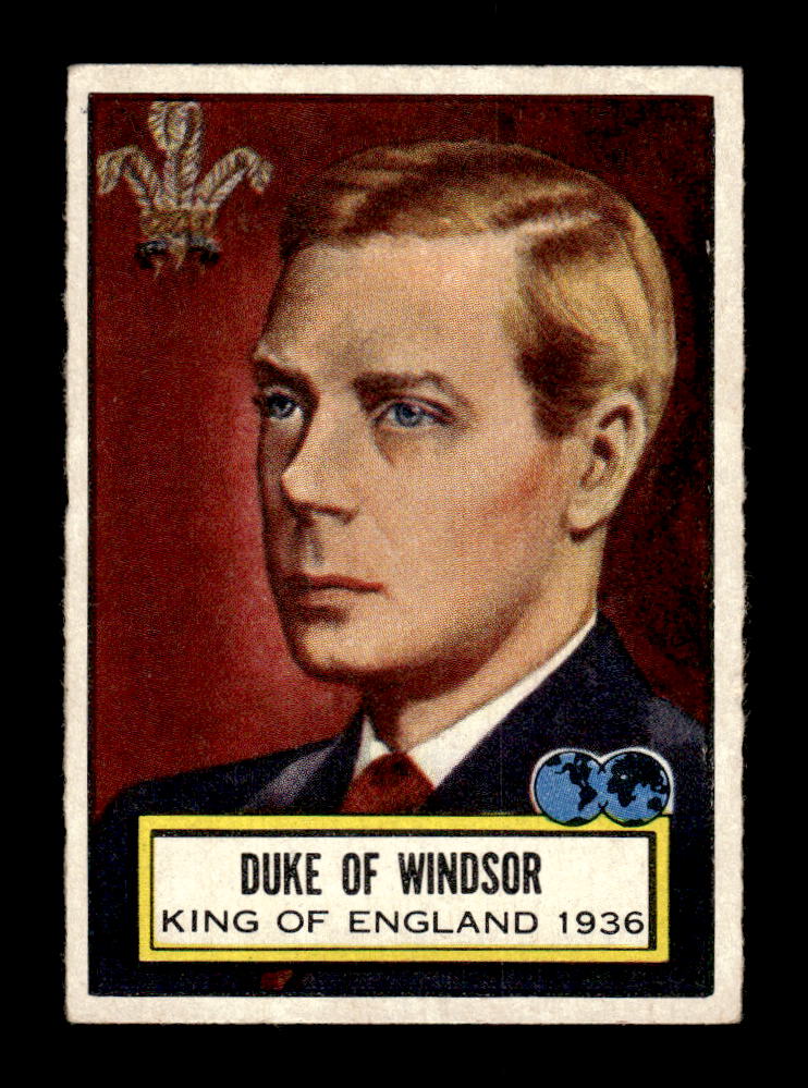 1952 Topps Look 'n See (R714-16) #103 Duke of Windsor Excellent HOF-10002328