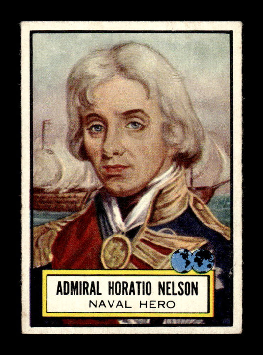 1952 Topps Look 'n See (R714-16) #109 Admiral Horatio Nelson Ex HOF-10002329