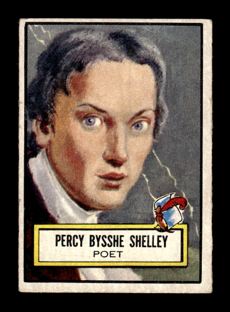 1952 Topps Look 'n See (R714-16) #114 Percy Bysshe Shelley Ex HOF-10002332