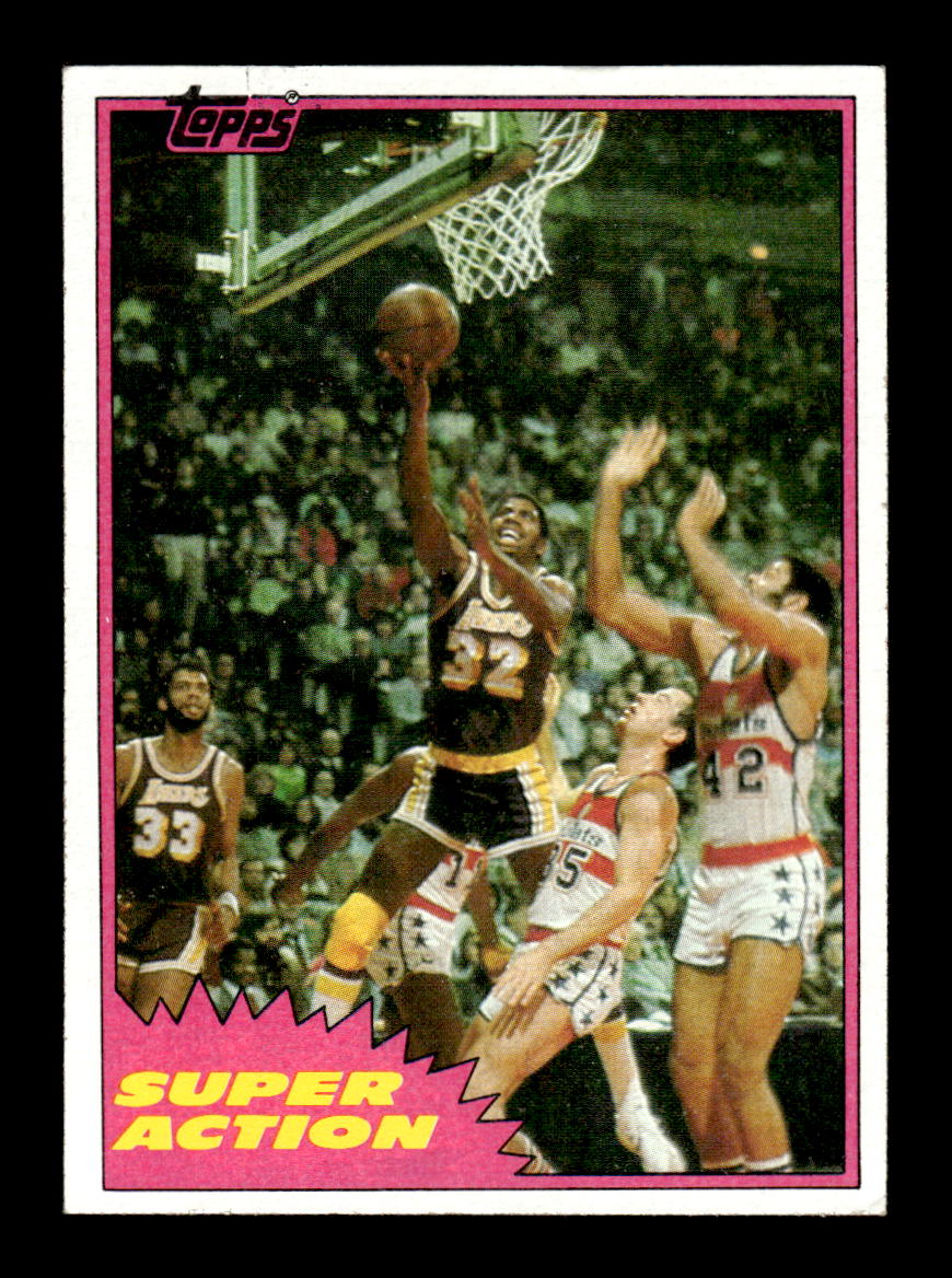 1981-82 Topps #W109 Magic Johnson Excellent HOF-10002336