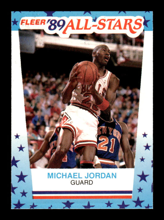 1989-90 Fleer #3 Michael Jordan Stickers Near Mint or Better HOF-10002359