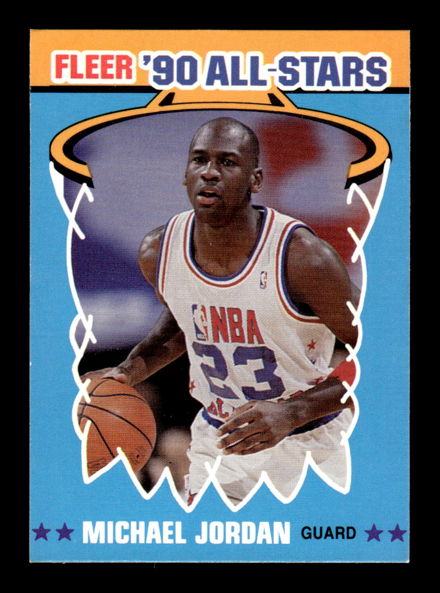 1990-91 Fleer #5 Michael Jordan All-Stars Near Mint or Better HOF-10002360