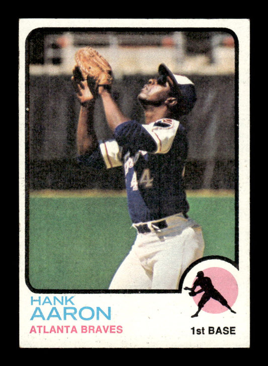 1973 Topps #100 Hank Aaron Excellent HOF-10002362