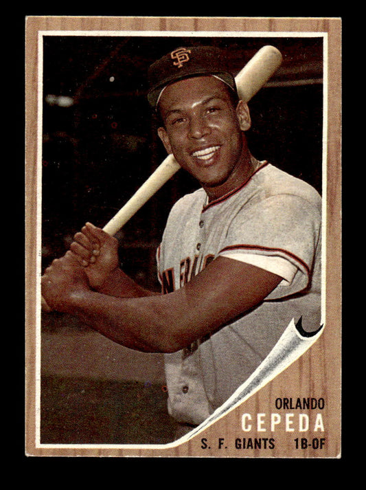 1962 Topps #40 Orlando Cepeda Excellent HOF-10002370