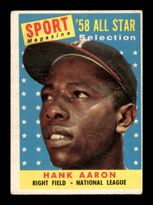 1958 Topps #488 Hank Aaron Very Good HOF-10002371