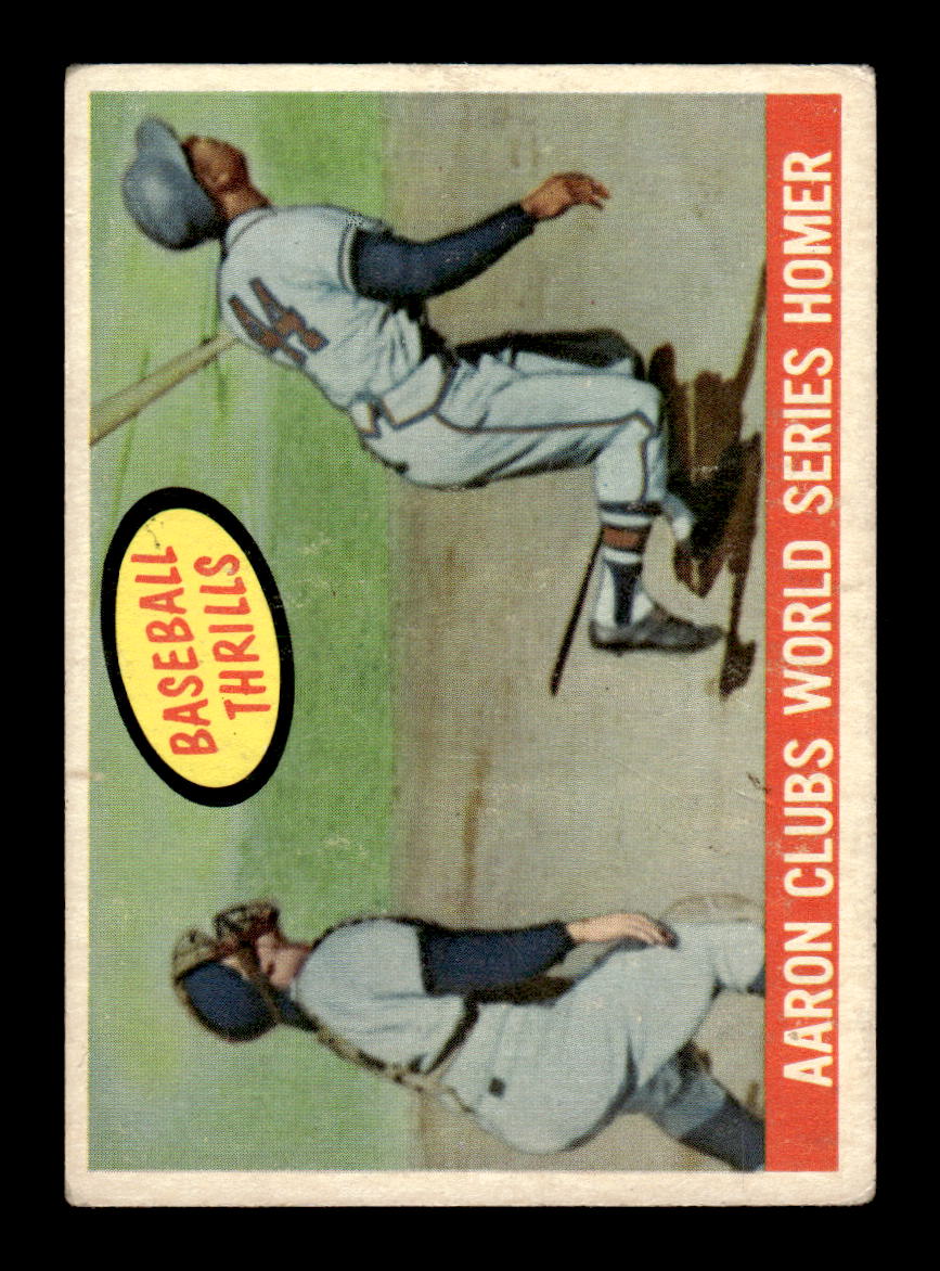 1959 Topps #467 Hank Aaron Very Good HOF-10002372