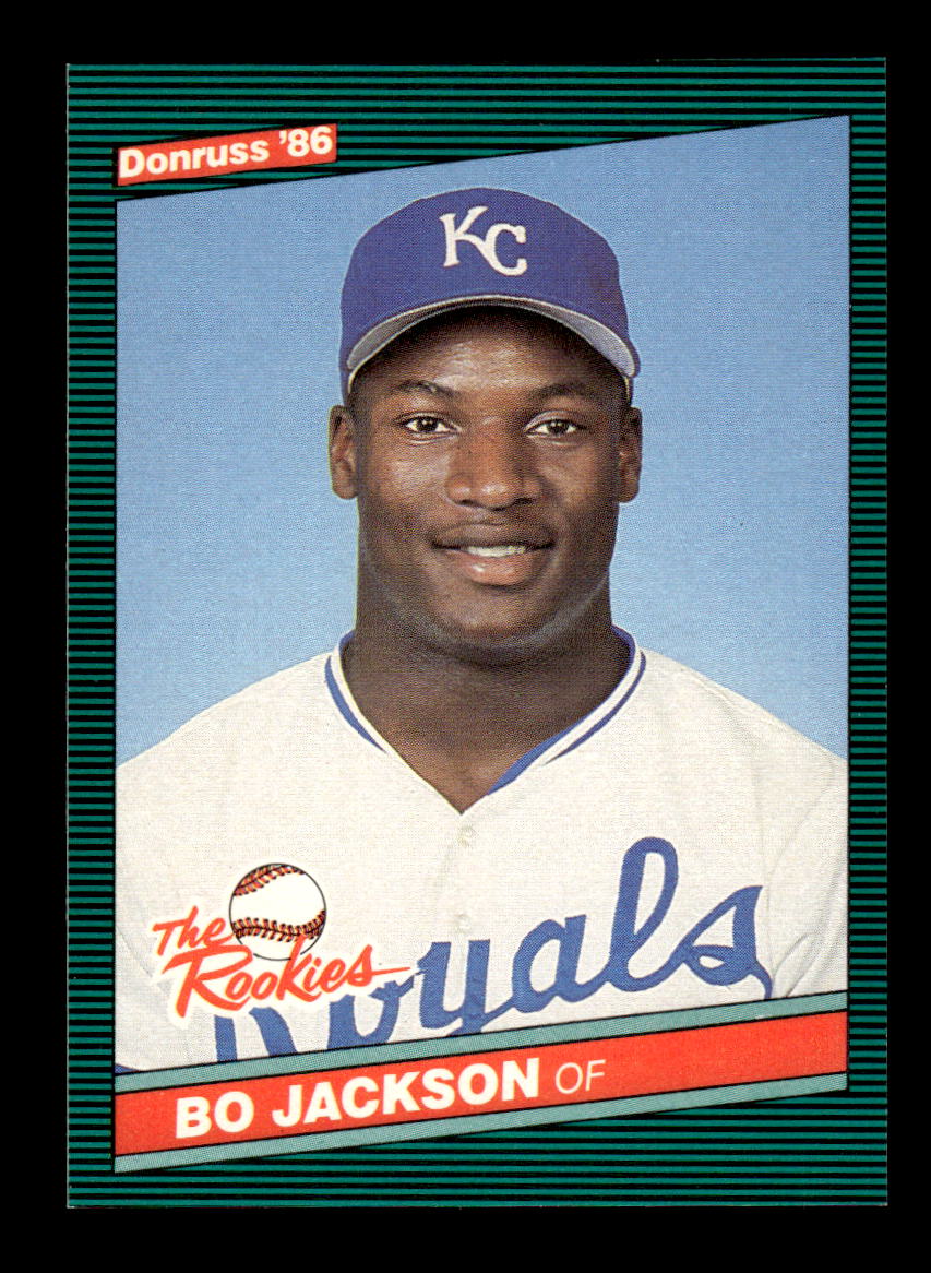 1986 Donruss The Rookies #38 Bo Jackson Excellent HOF-10002375