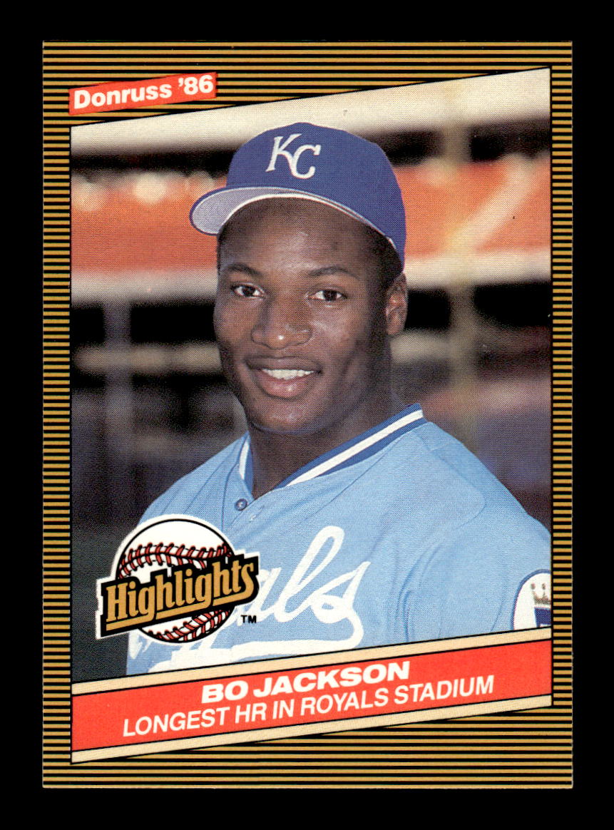 1986 Donruss Highlights #43 Bo Jackson Excellent HOF-10002376