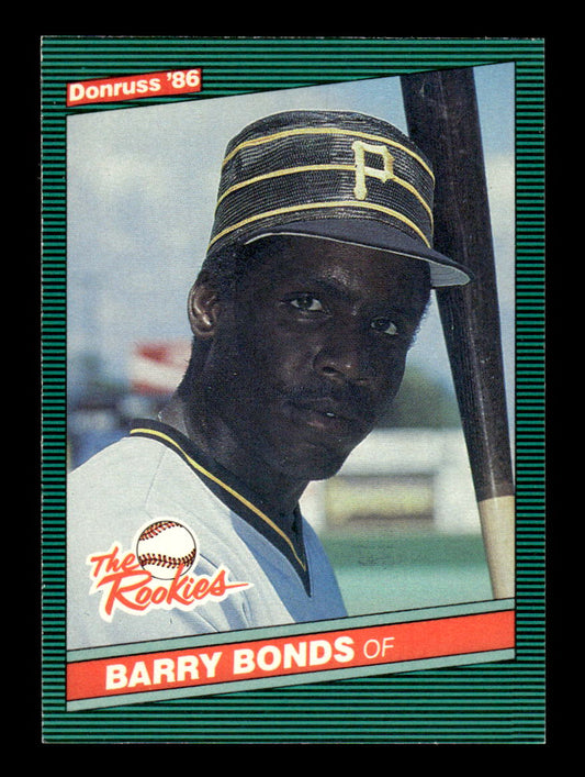 1986 Donruss The Rookies #11 Barry Bonds Excellent HOF-10002377