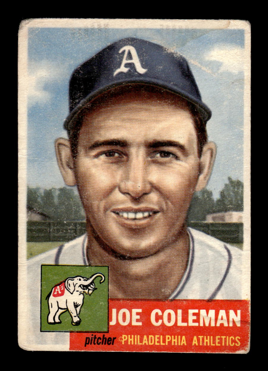 1953 Topps #279 Joe Coleman Poor HOF-10002384