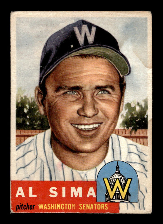 1953 Topps #241 Al Sima Poor HOF-10002388