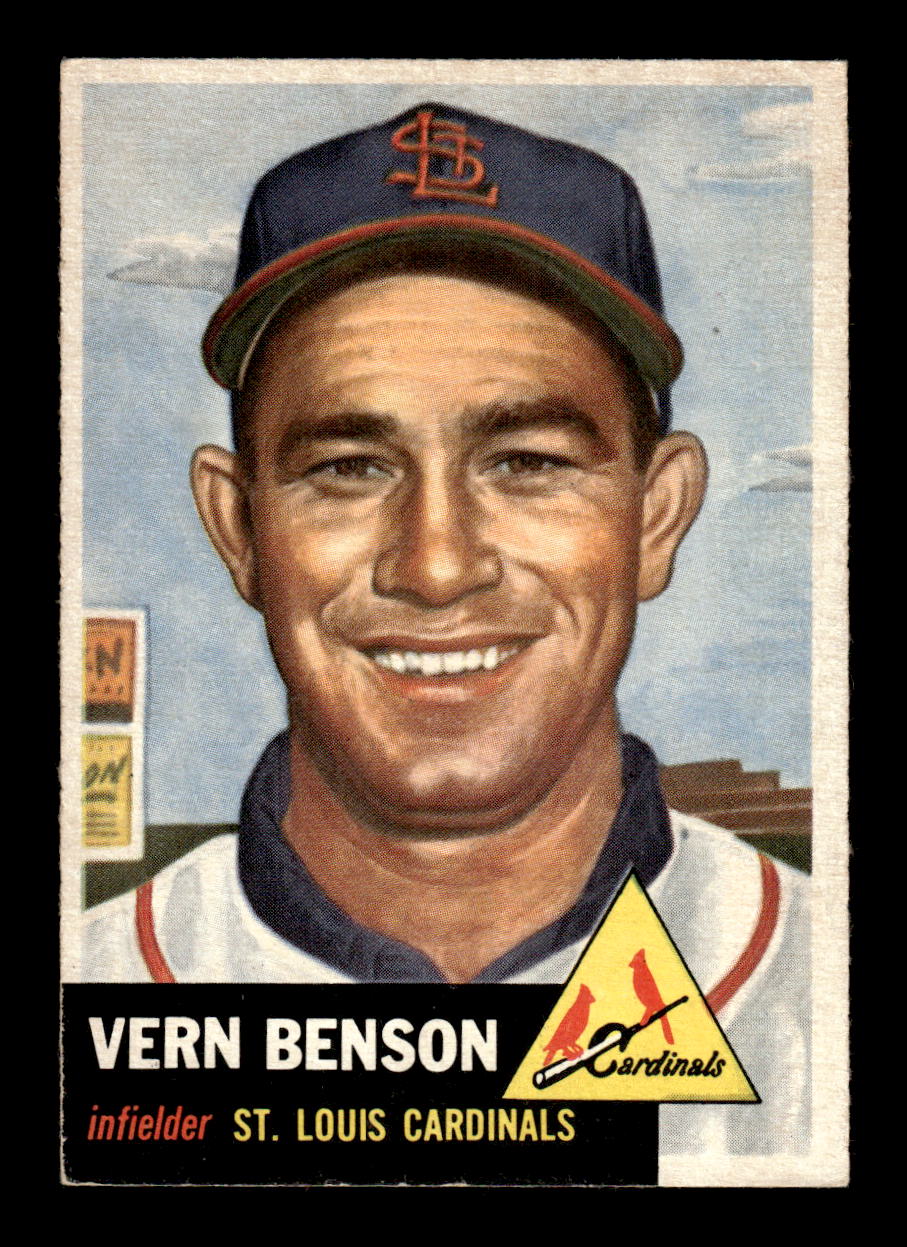 1953 Topps #205 Vern Benson Very Good HOF-10002395