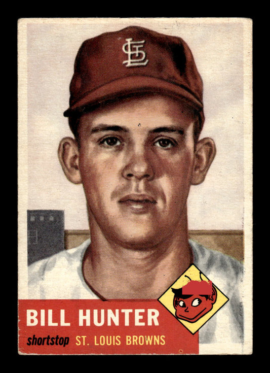 1953 Topps #166 Billy Hunter Very Good HOF-10002396