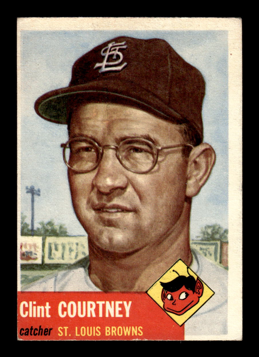 1953 Topps #127 Clint Courtney Very Good HOF-10002397
