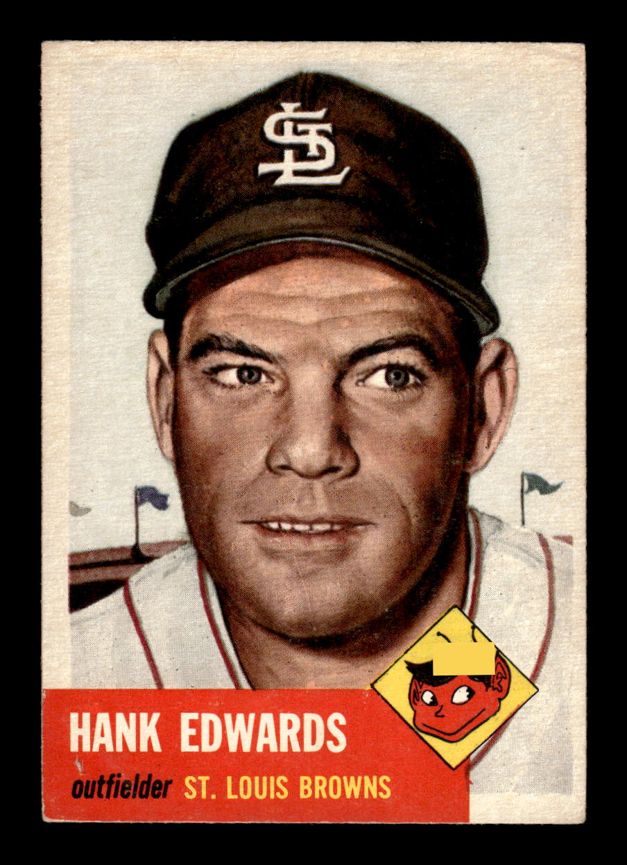 1953 Topps #90 Hank Edwards Very Good HOF-10002398
