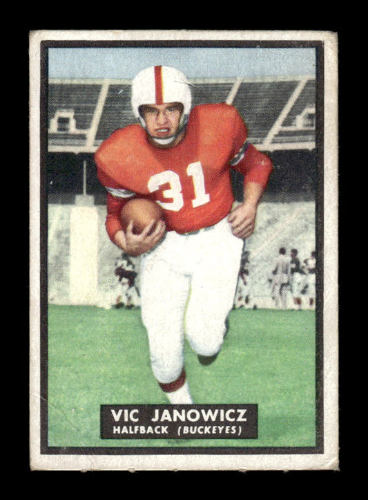 1951 Topps Magic #10 Vic Janowicz Very Good HOF-10002403