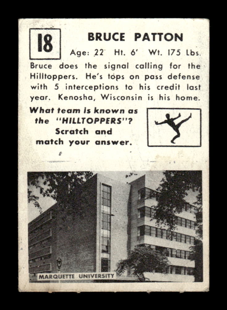 1951 Topps Magic #18 Bruce Patton Very Good HOF-10002404