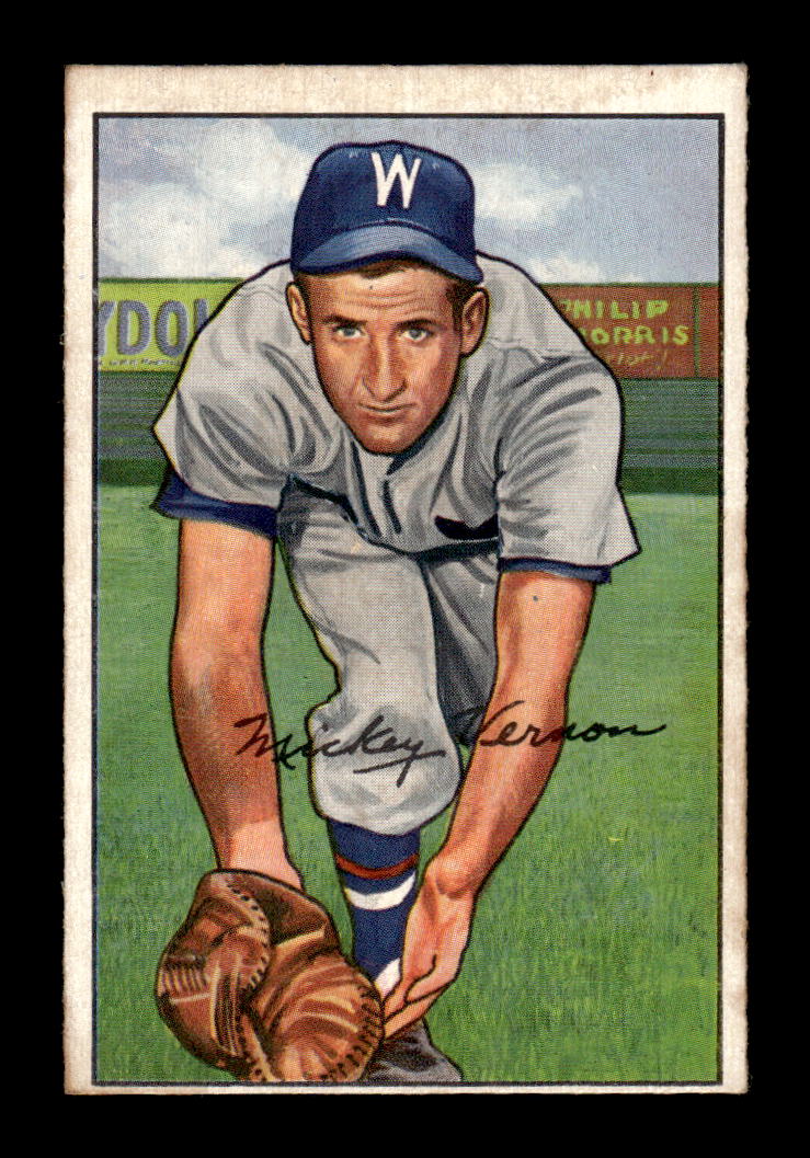 1952 Bowman #87 Mickey Vernon Very Good HOF-10002463