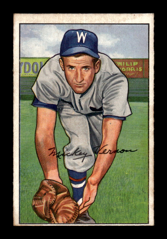 1952 Bowman #87 Mickey Vernon Very Good HOF-10002463