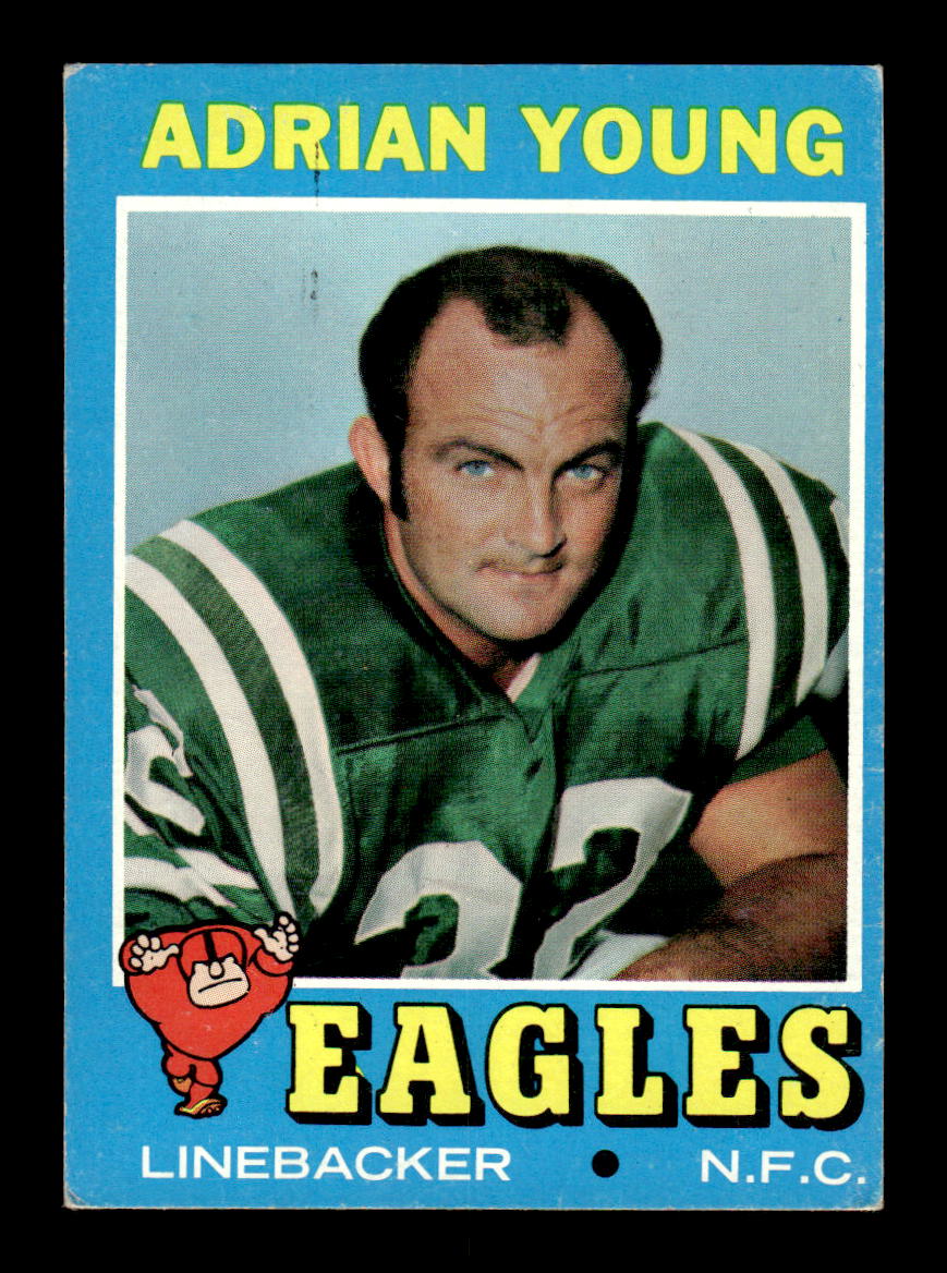 1971 Topps #174 Adrian Young Very Good HOF-10002507