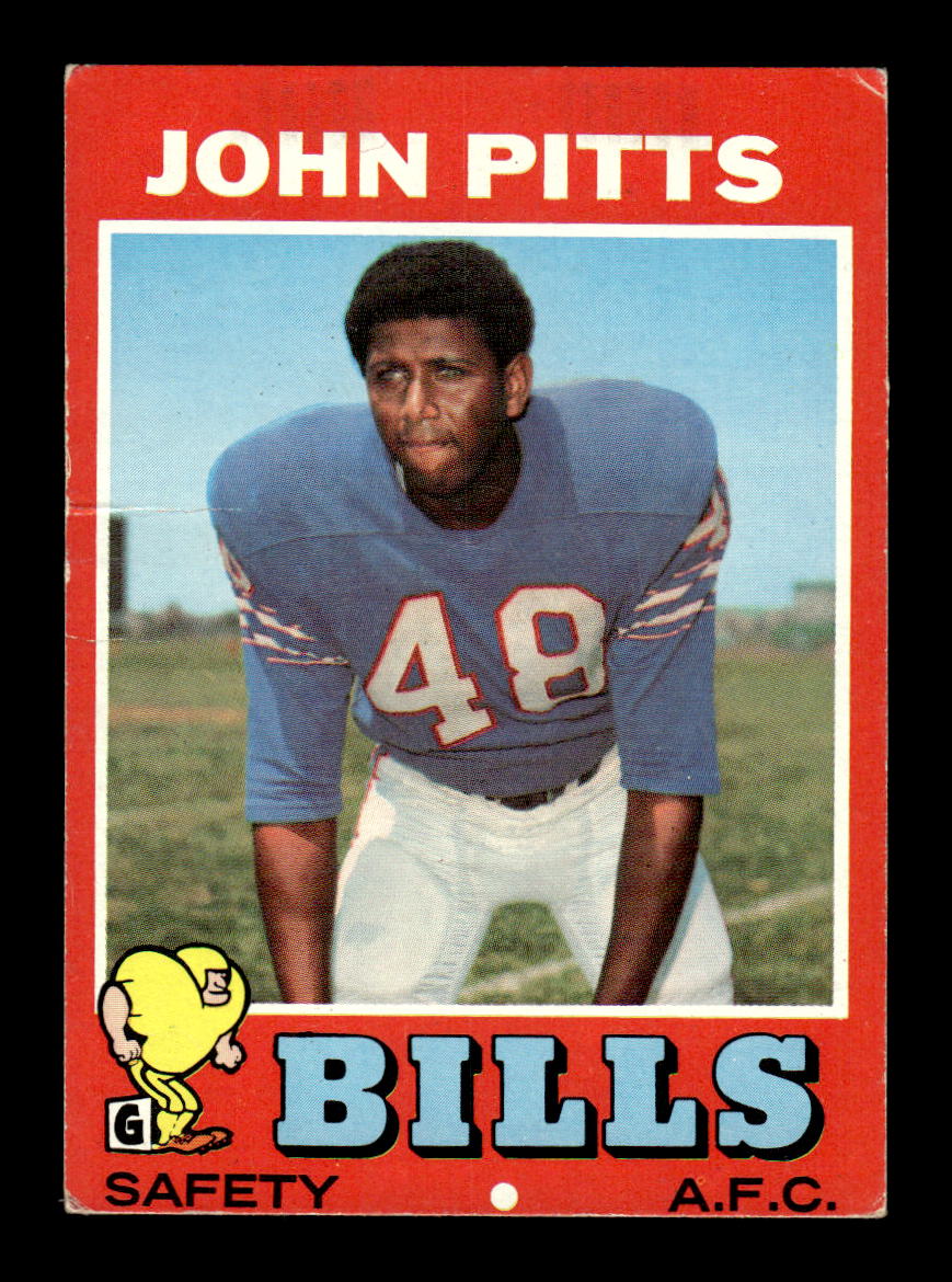 1971 Topps #163 John Pitts Very Good HOF-10002509