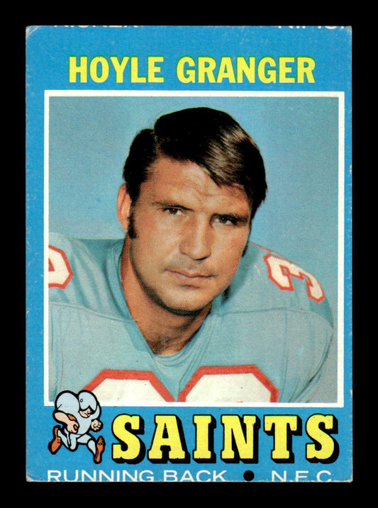 1971 Topps #198 Hoyle Granger Very Good HOF-10002521