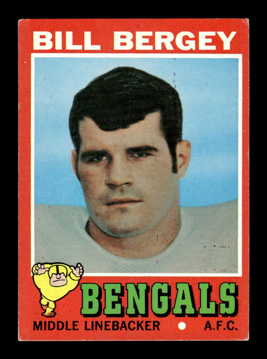1971 Topps #155 Bill Bergey Very Good HOF-10002522