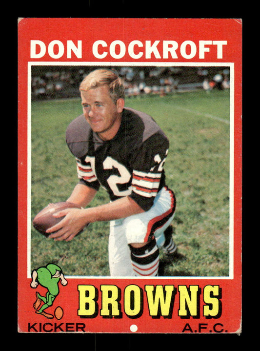 1971 Topps #193 Don Cockroft Very Good HOF-10002528