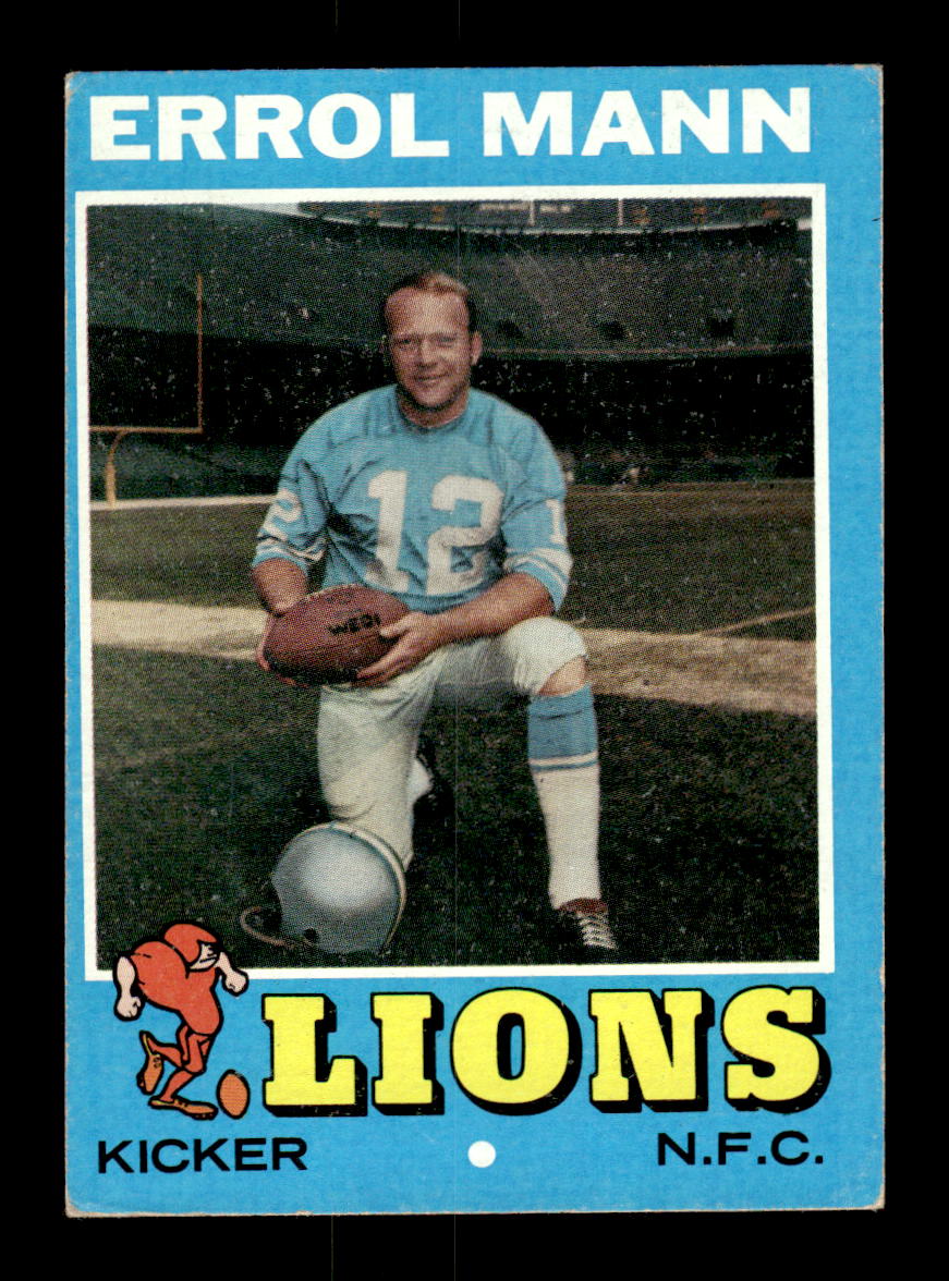 1971 Topps #247 Errol Mann Very Good HOF-10002529