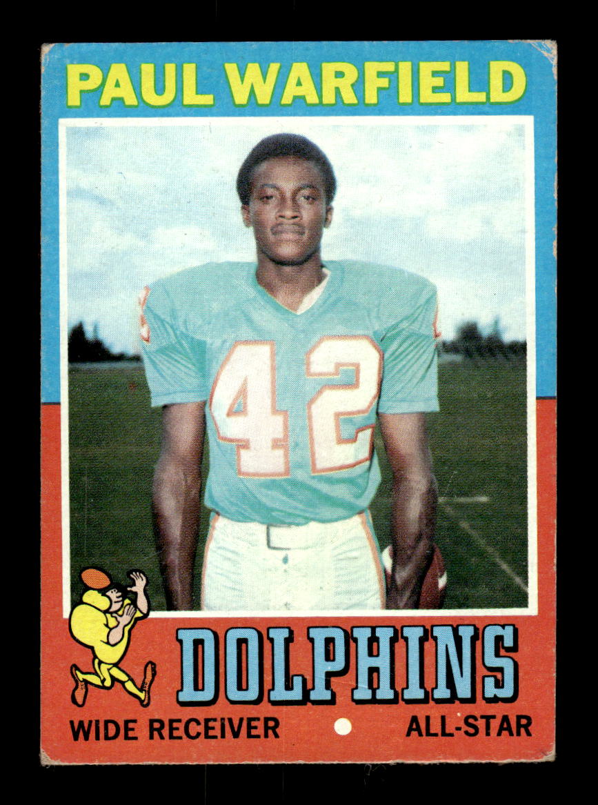 1971 Topps #261 Paul Warfield Very Good HOF-10002532