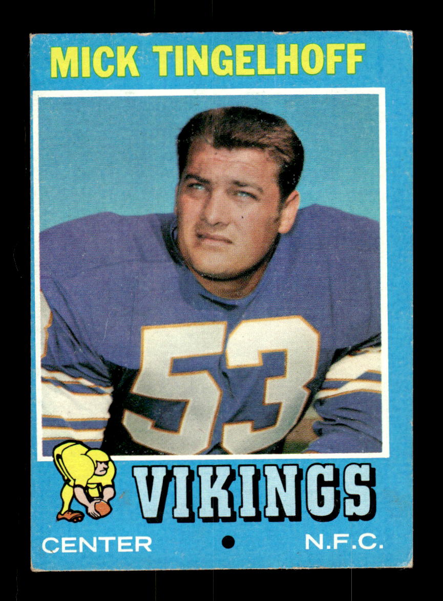 1971 Topps #204 Mick Tingelhoff Very Good HOF-10002534