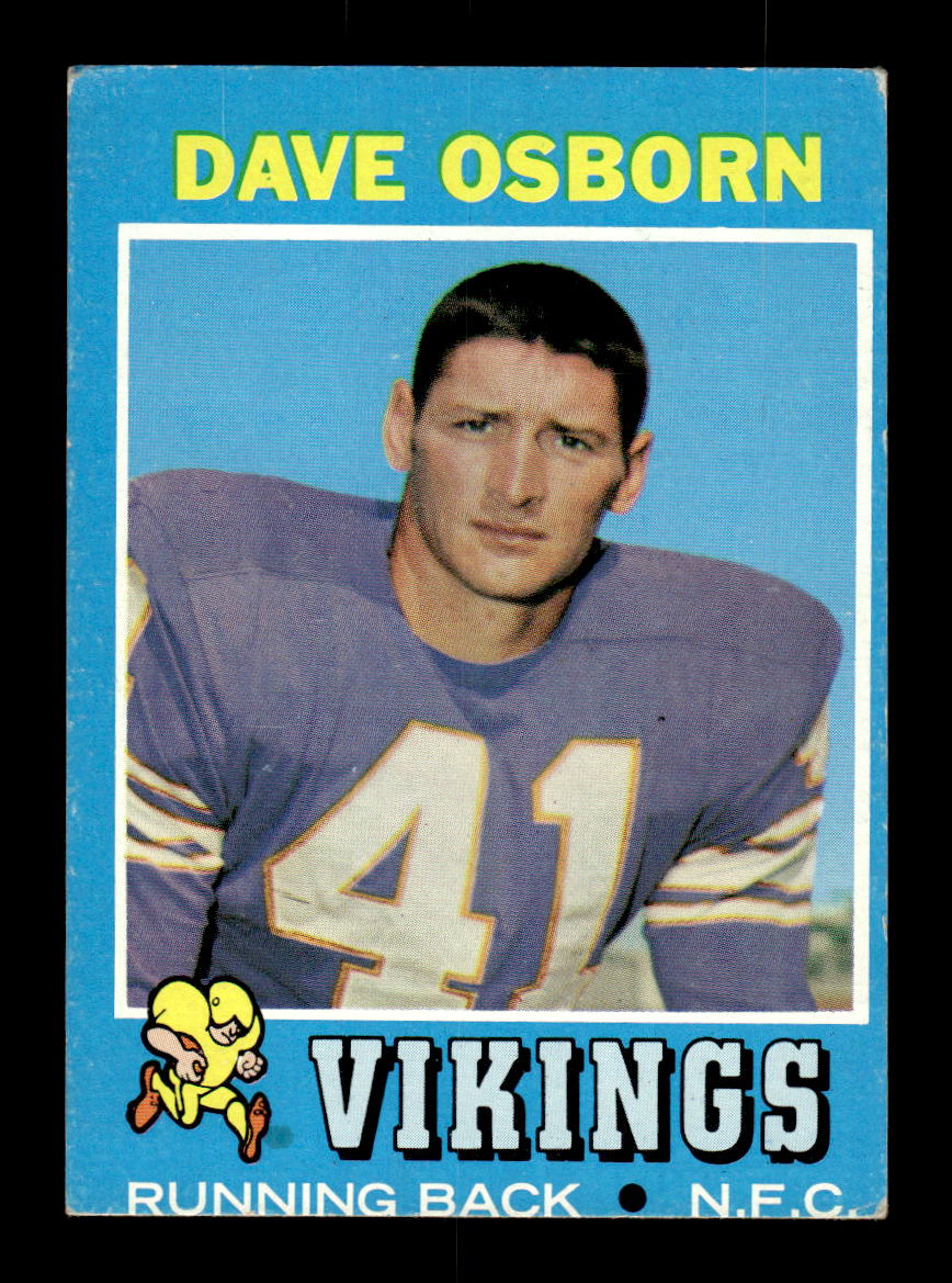 1971 Topps #225 Dave Osborn Very Good HOF-10002535