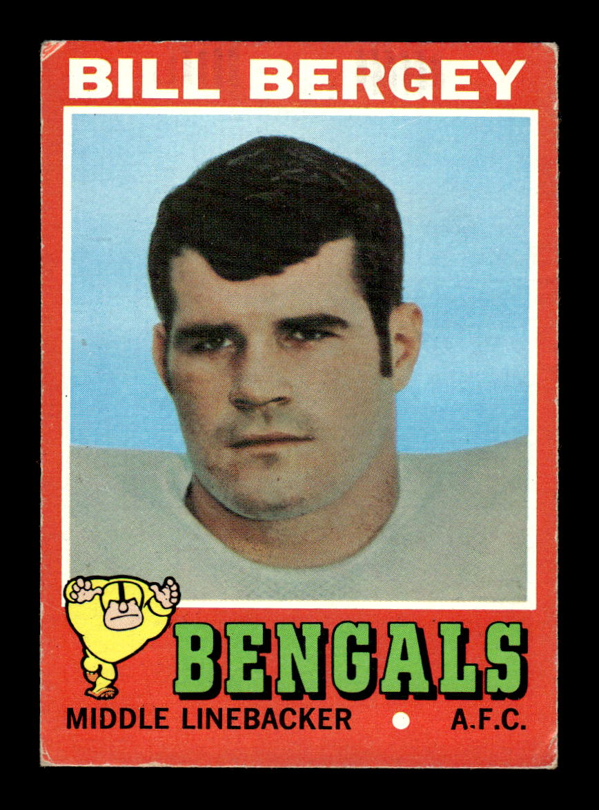1971 Topps #155 Bill Bergey Very Good HOF-10002545