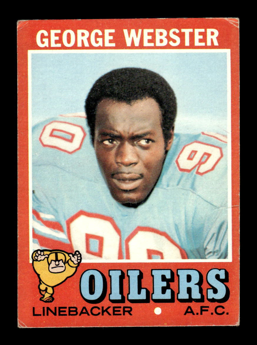1971 Topps #197 George Webster Very Good HOF-10002548
