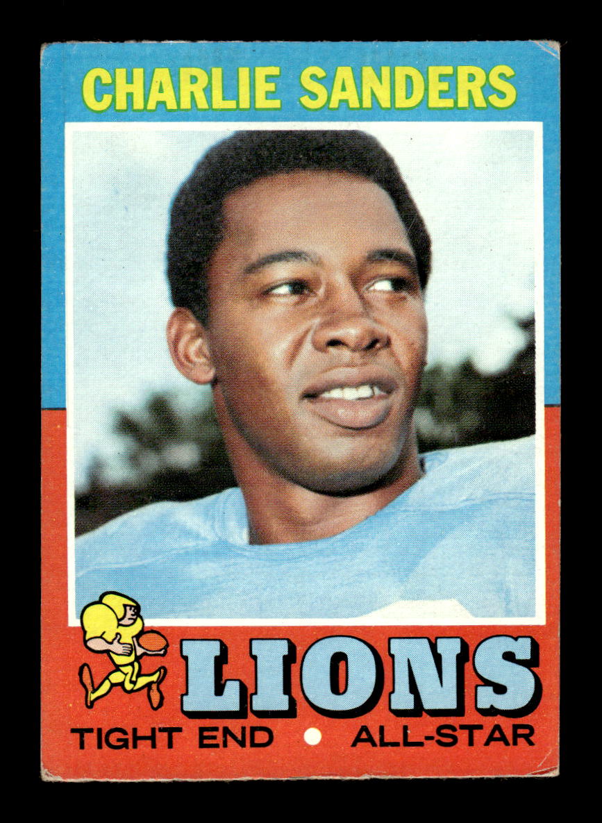 1971 Topps #210 Charlie Sanders Very Good HOF-10002553