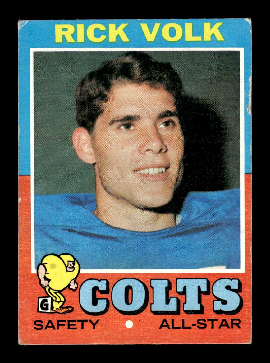 1971 Topps #32 Rick Volk Very Good HOF-10002556