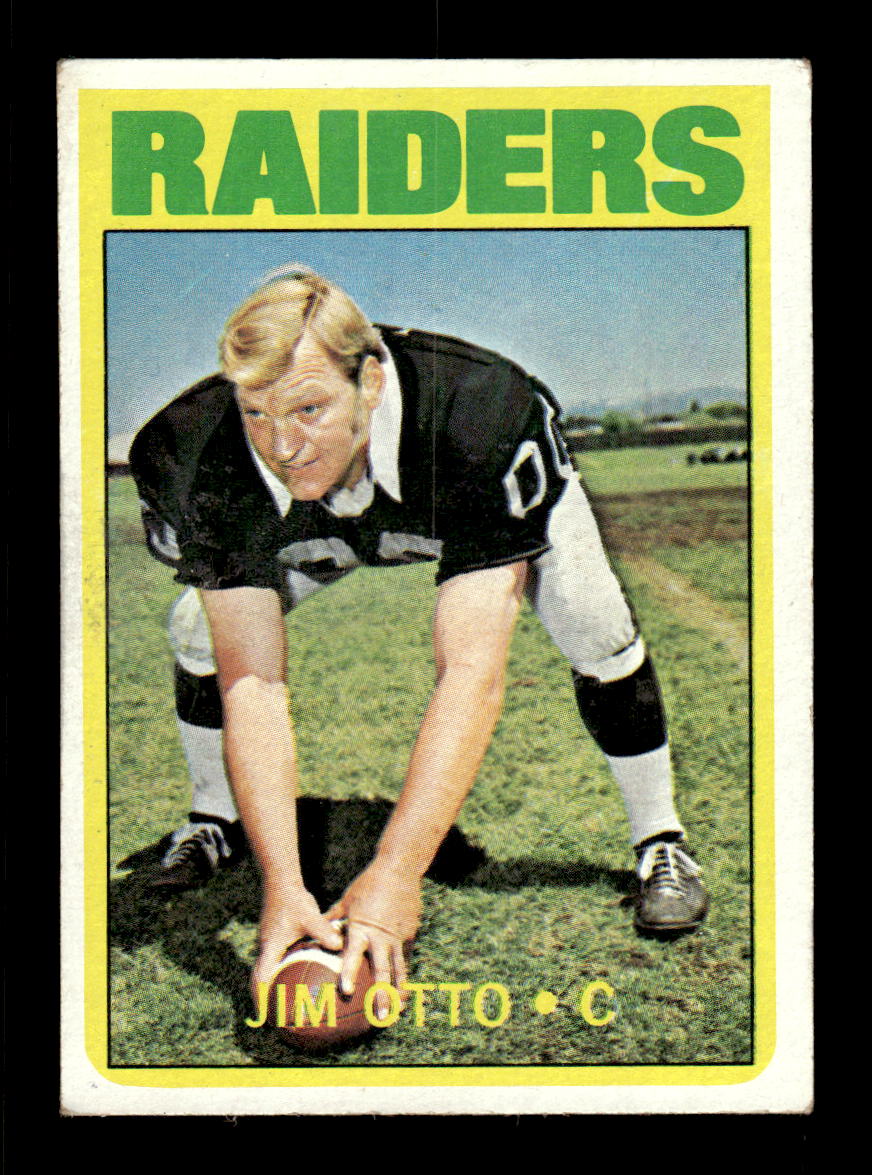 1972 Topps #86 Jim Otto Very Good HOF-10002573