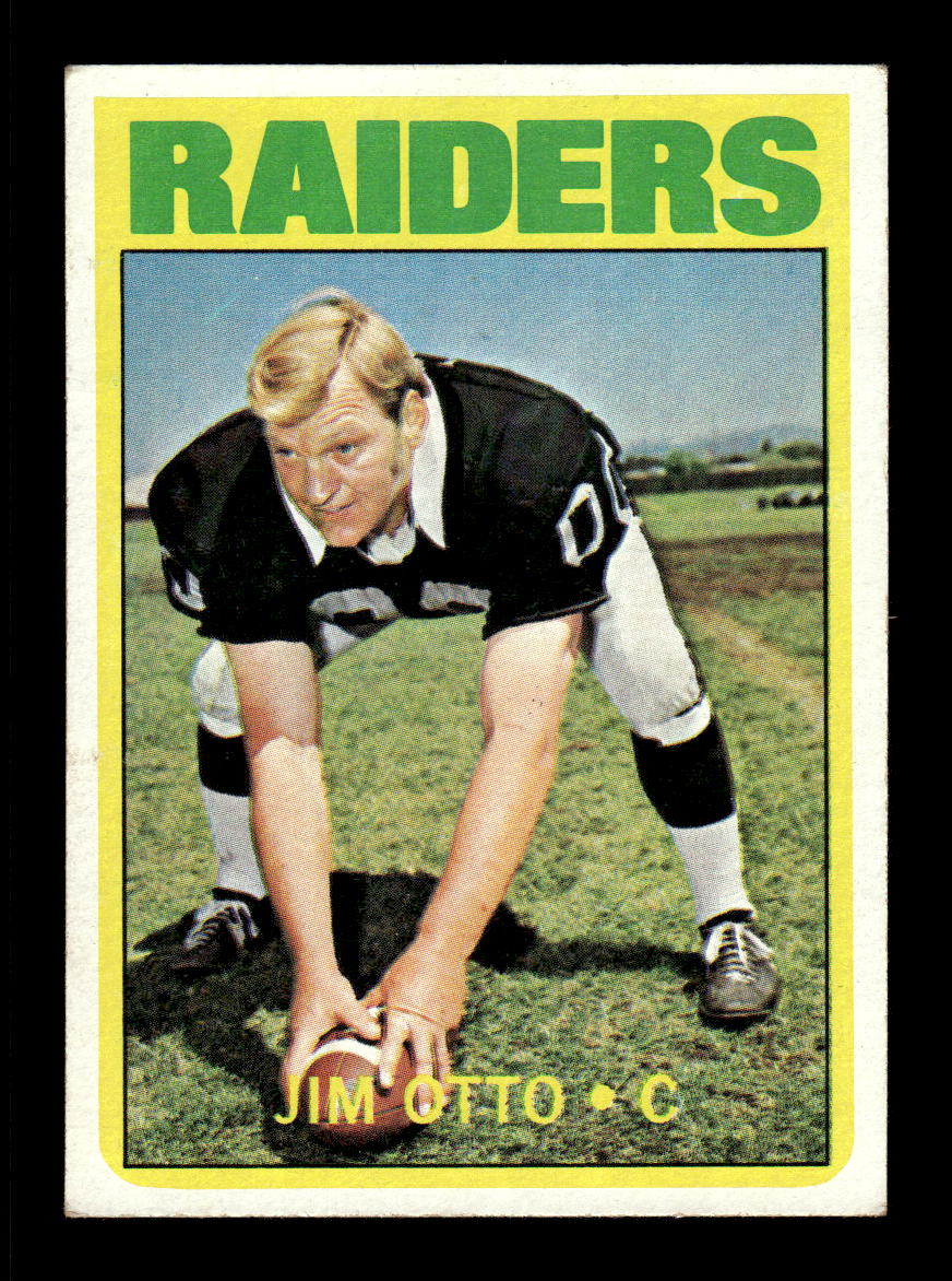 1972 Topps #86 Jim Otto Very Good HOF-10002576