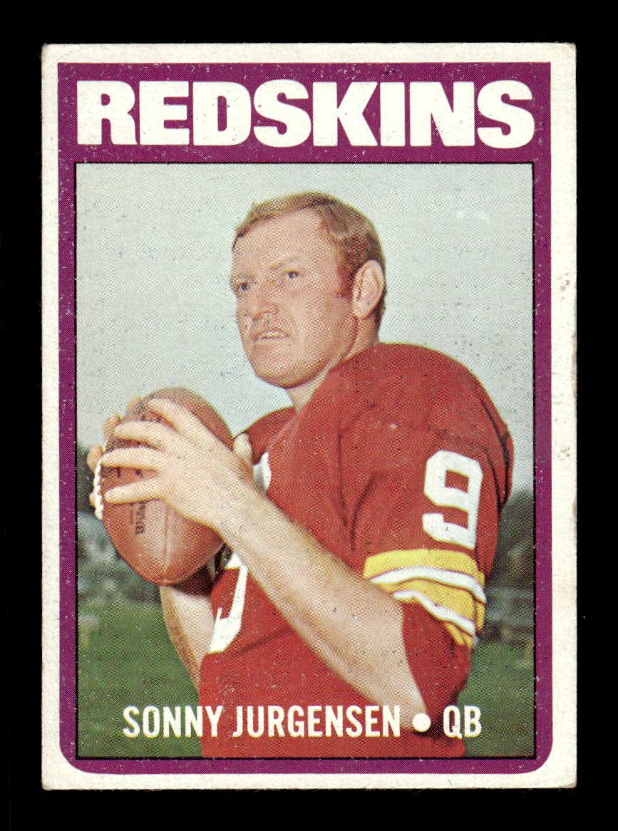 1972 Topps #195 Sonny Jurgensen Very Good HOF-10002577