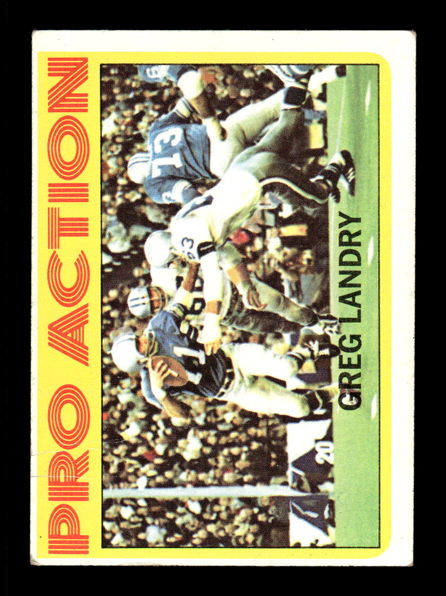 1972 Topps #261 Greg Landry Very Good HOF-10002591