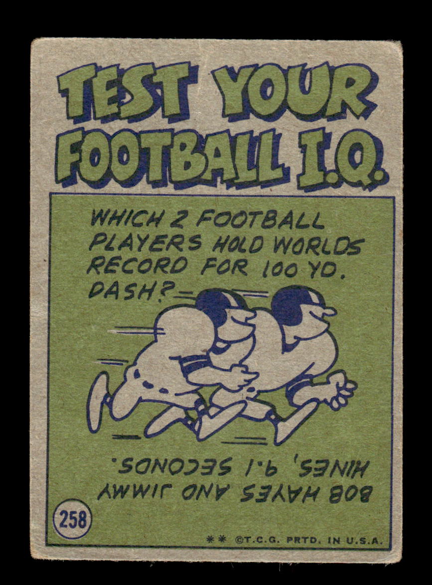 1972 Topps #258 Bob Lee Very Good HOF-10002616