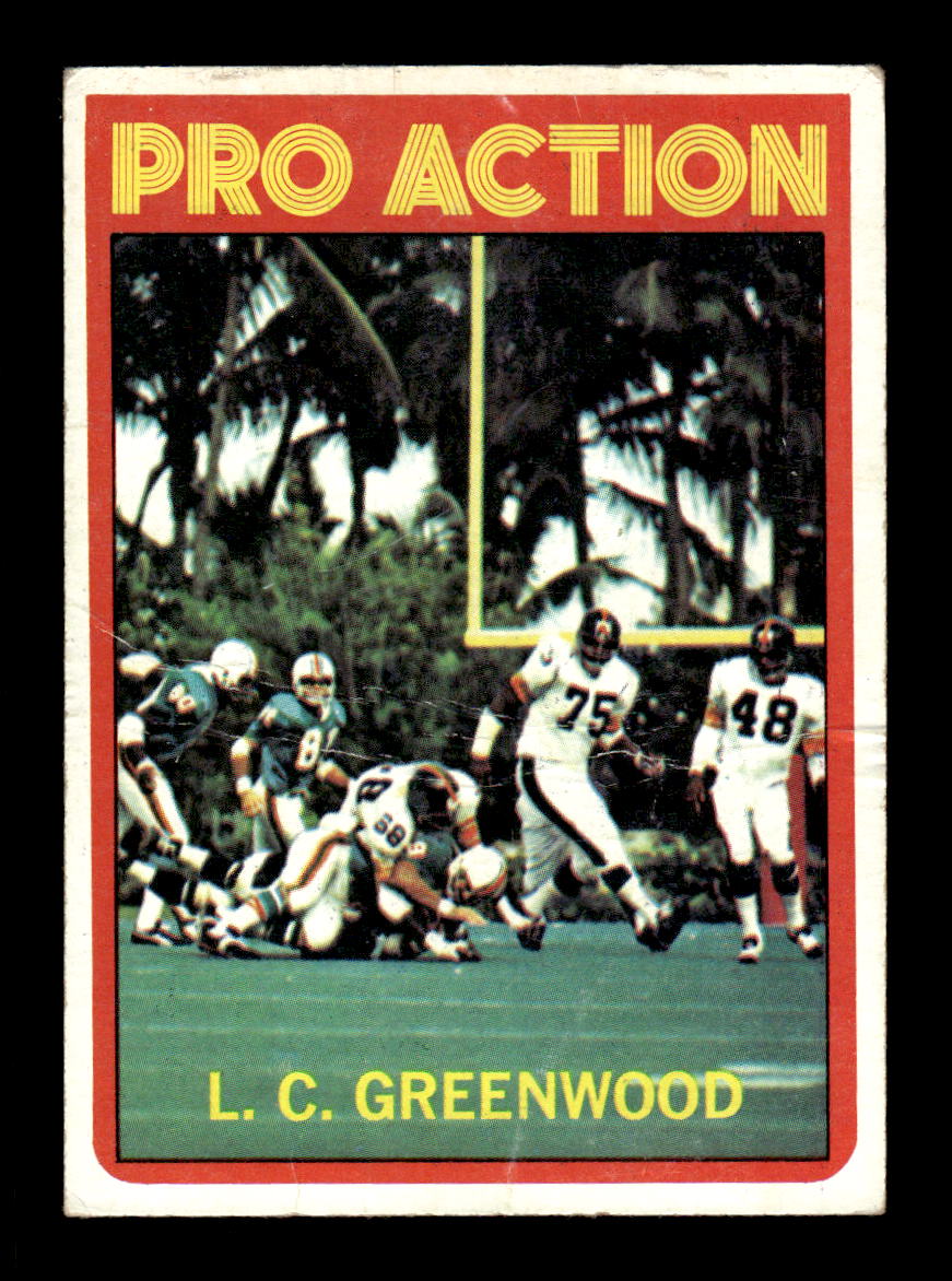 1972 Topps #257 L.C. Greenwood Very Good HOF-10002621