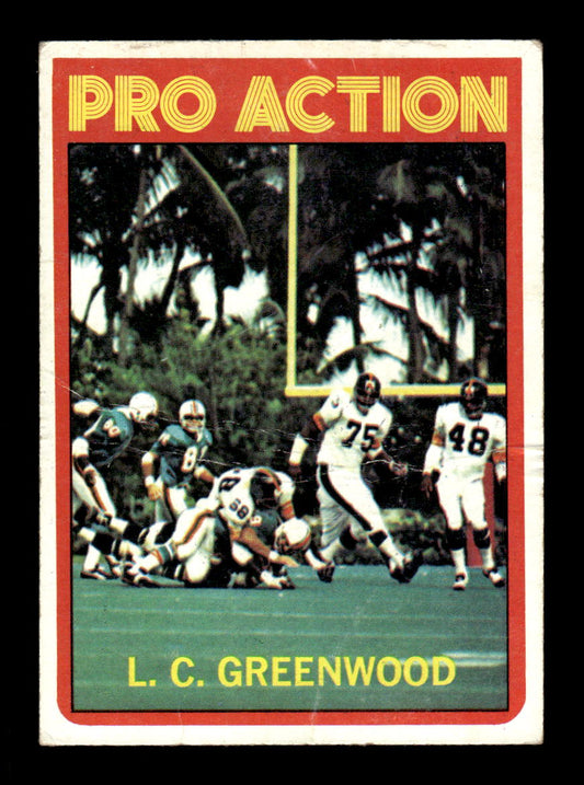 1972 Topps #257 L.C. Greenwood Very Good HOF-10002621