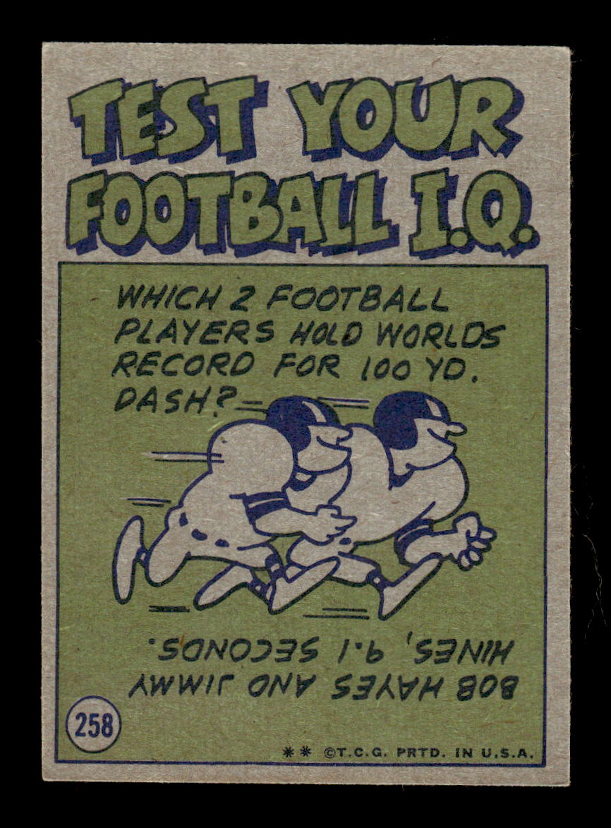 1972 Topps #258 Bob Lee Very Good HOF-10002627